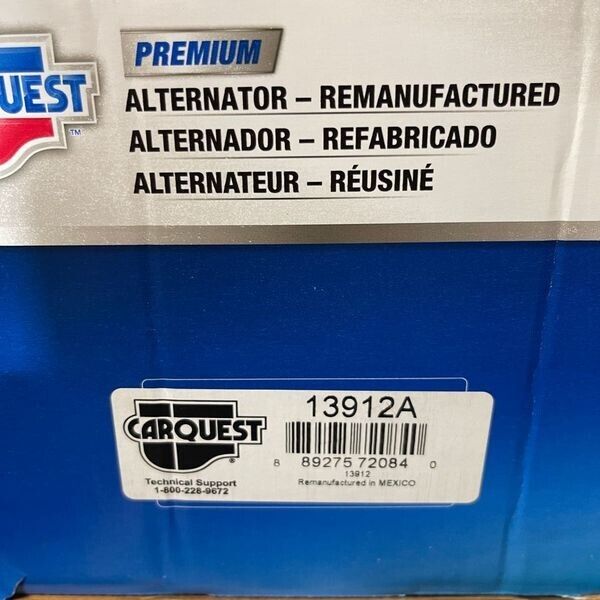 13912A Reman Carquest Alternator 136 Amps Fits Durango Ram 1500