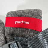 You+Me Ergonomic 4-in-1 Gray Mesh Baby Carrier Holds Up To 8-32 lbs.  NEW