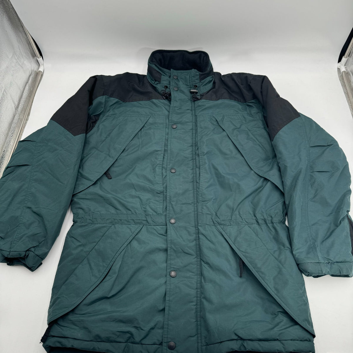 Performance Outfitters Winter Coat Warm Insulated Liner Green Black Adult Size S