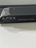 Apex DT250 Digital TV Converter Box with Analog PassThrough No Remote