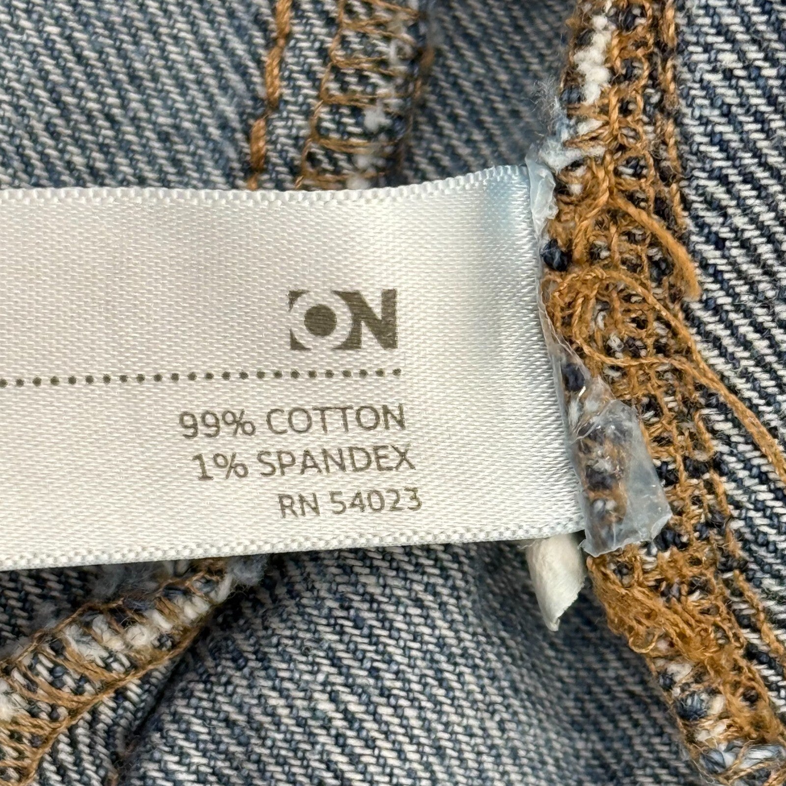 Old Navy Unisex Kids Denim Jacket Blue Collared Button Long Sleeve Size Small