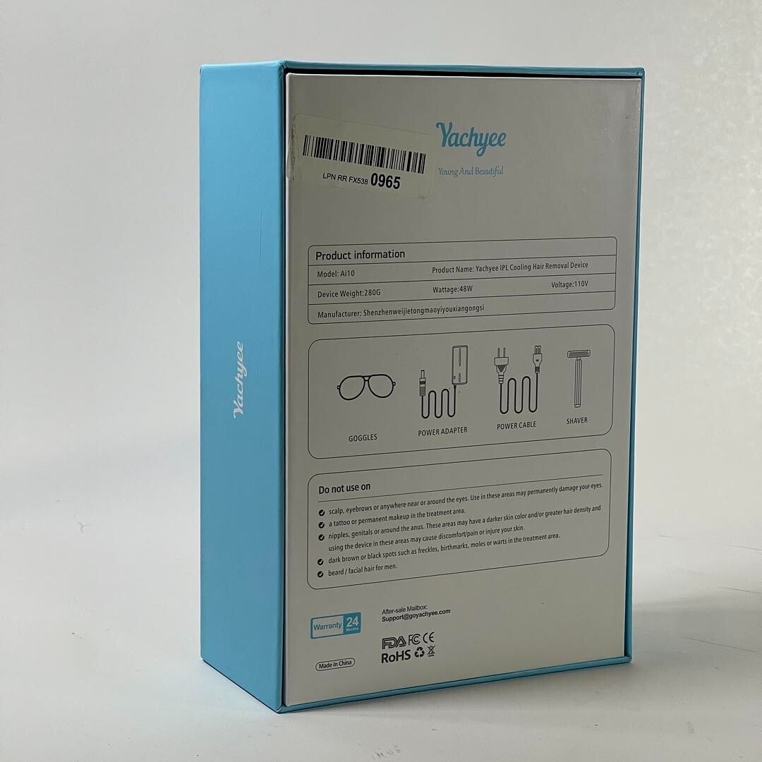 Yachyee Ice IPL Hair Removal System Ergonomic Painless Innovative TESTED