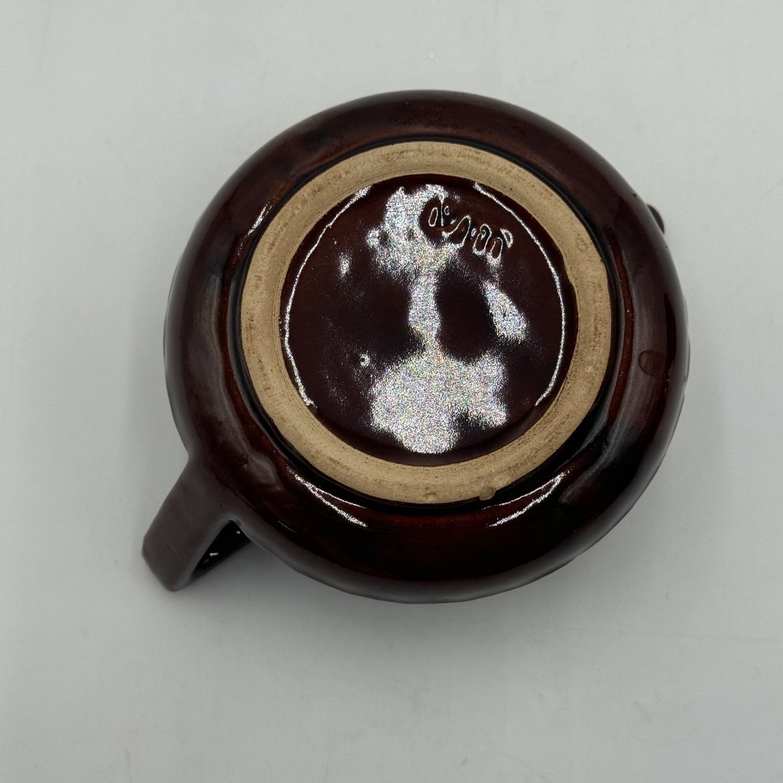 10pc Set Marcrest Daisy Dot Brown Ceramic Creamer Salt Pepper Shaker Coffee Mug