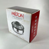 Milton Steel Thermoware Double Walled Insulated Casserole With Clear Glass Lid