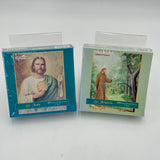 Catholic Direct Set of 2 100-Piece 7x9 Jigsaw Puzzles  St Francis & St Jude NEW