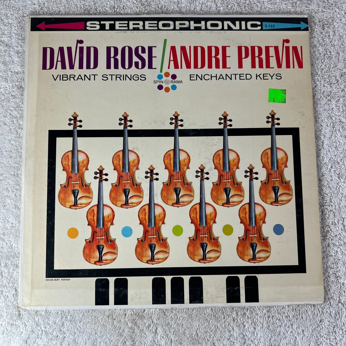 David Rose With The Stradivari Strings & André Previn Vibrant Strings MW124-116
