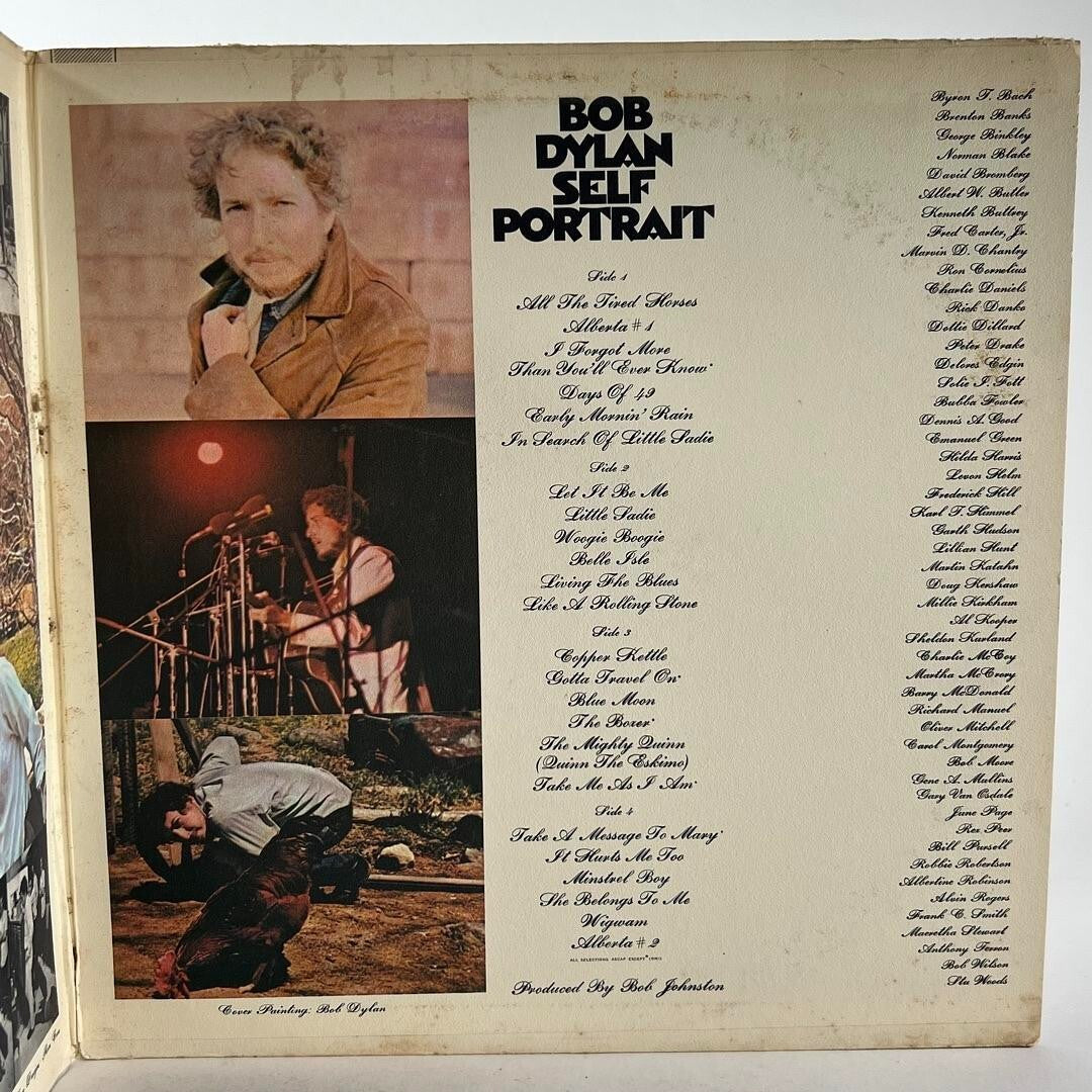 BOB DYLAN "Self Portrait" 2LP 1970 Columbia First Press Gatefold Vinyl Double LP