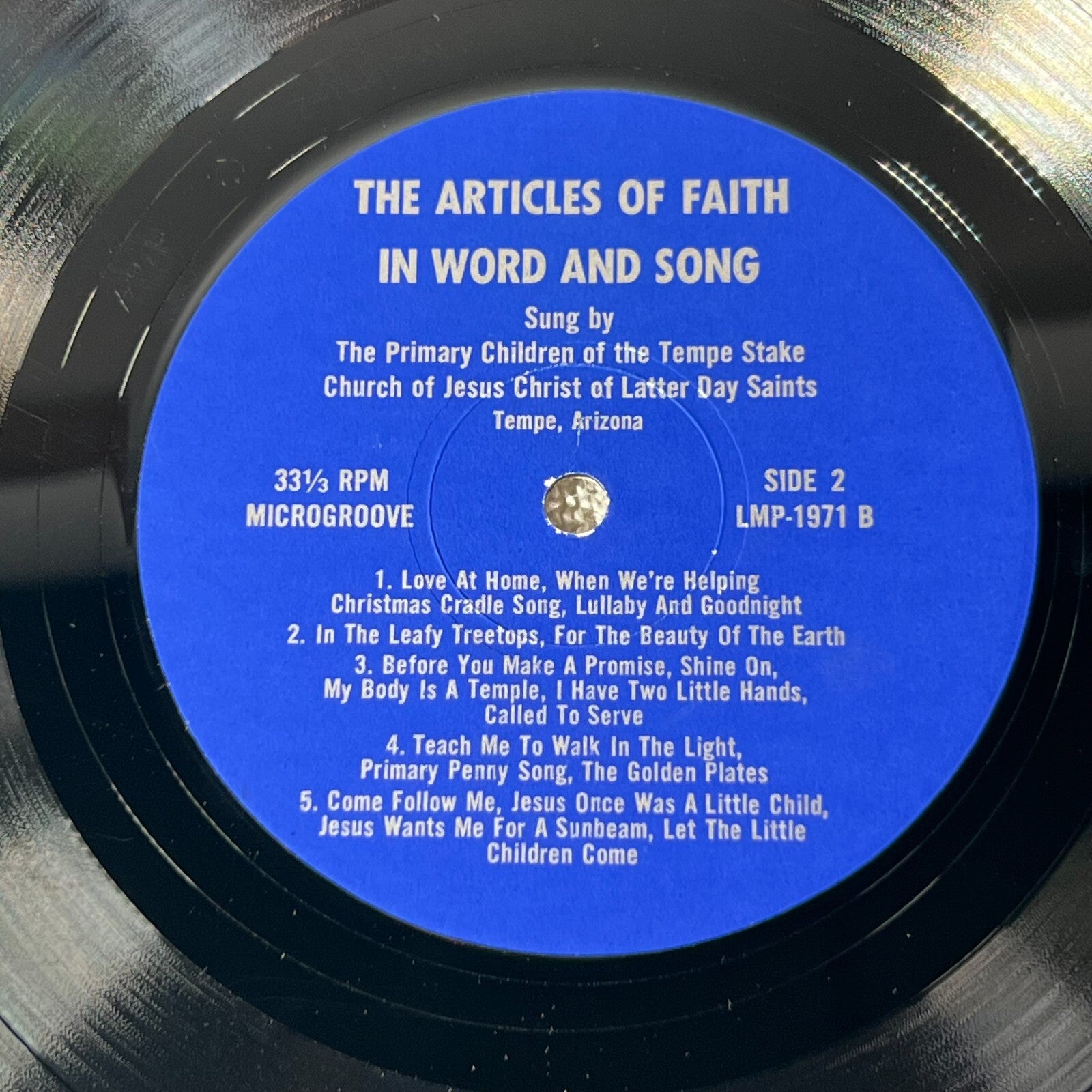 ARTICLES OF FAITH In Word and Song Jesus Christ of Latter Day Saints LP
