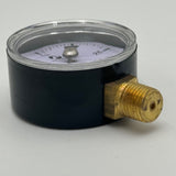 Precision Pressure Gauge SG302 0-30psi 1/2” Bottom Mount Thread 2” Face NIB