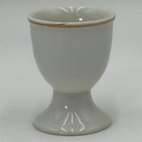 Vintage Gilded Gold Rimmed Porcelain Holly Hobbie Sitting Painted Egg Cup 2.5”