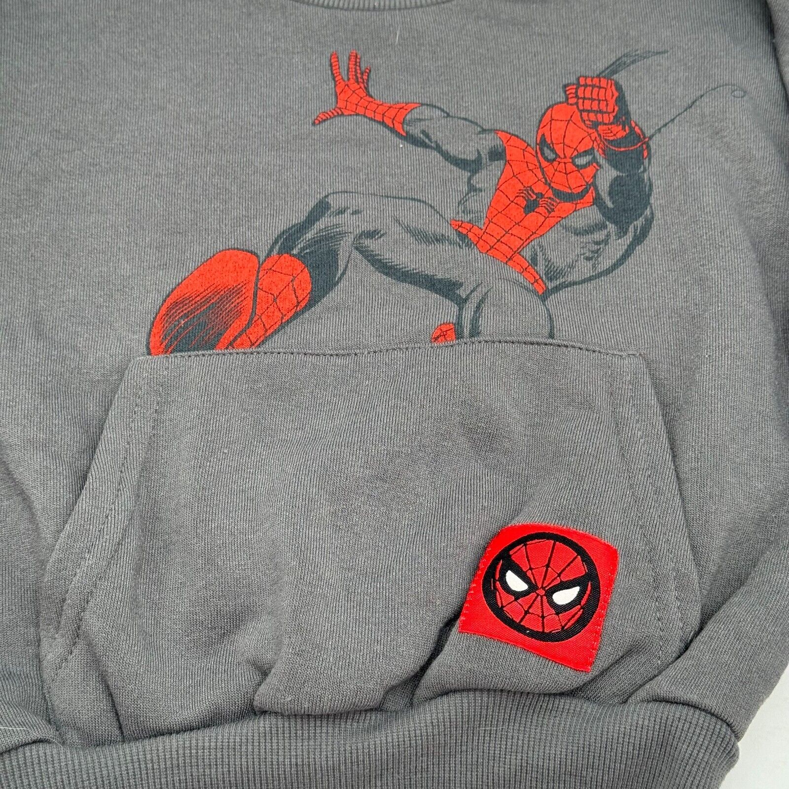 Lot of 4 Kids Long Sleeve Shirt Sweater Hoodie Brown Grey Red Marvel Size 4T