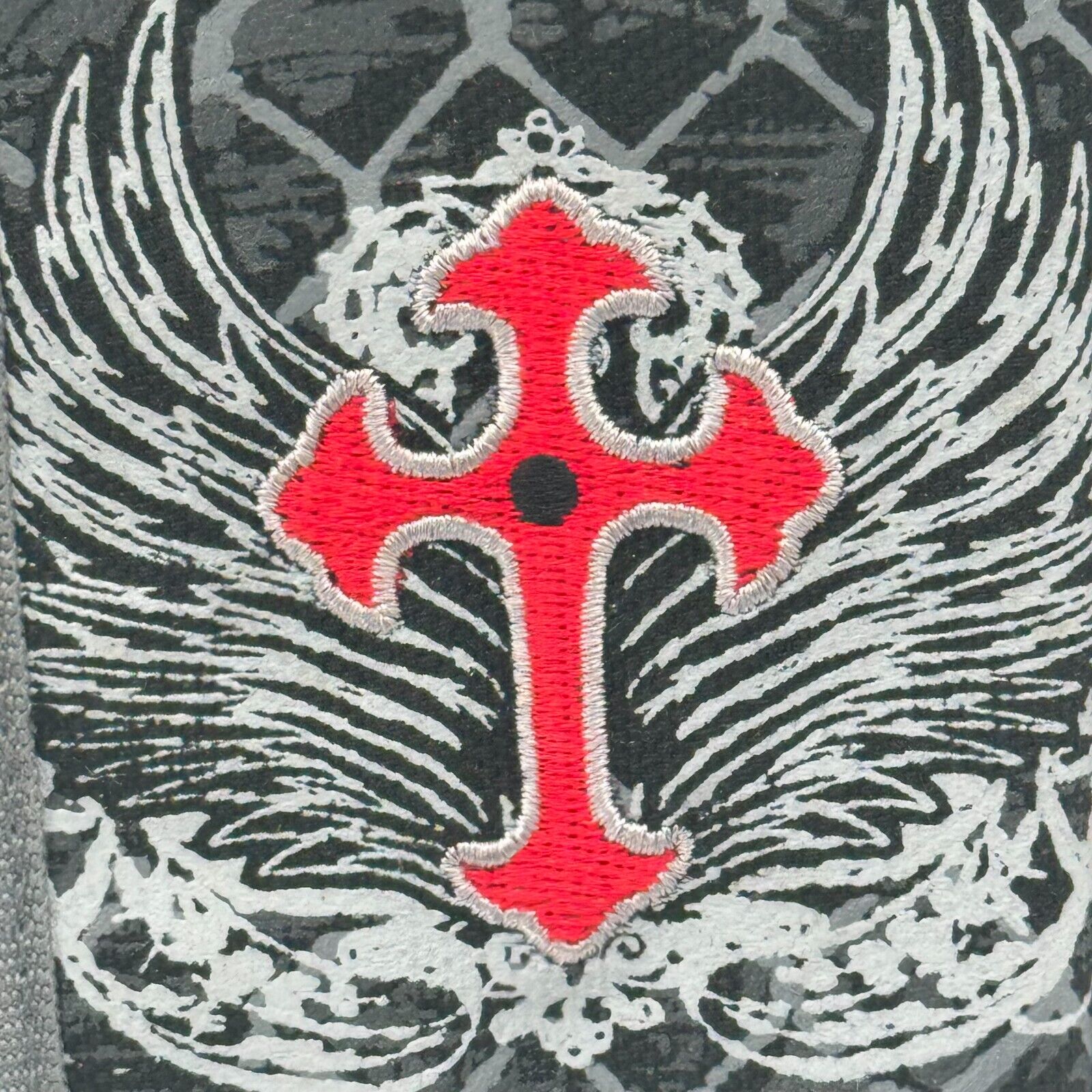 Kerusso Unisex Faith Gear Tri-Fold Wallet With Bible Verse & Red Cross NWT