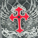 Kerusso Unisex Faith Gear Tri-Fold Wallet With Bible Verse & Red Cross NWT
