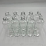8.4 fl oz Clear PET Plastic Bottles with 24/410 Flip Cap Multi use - 30 Pack