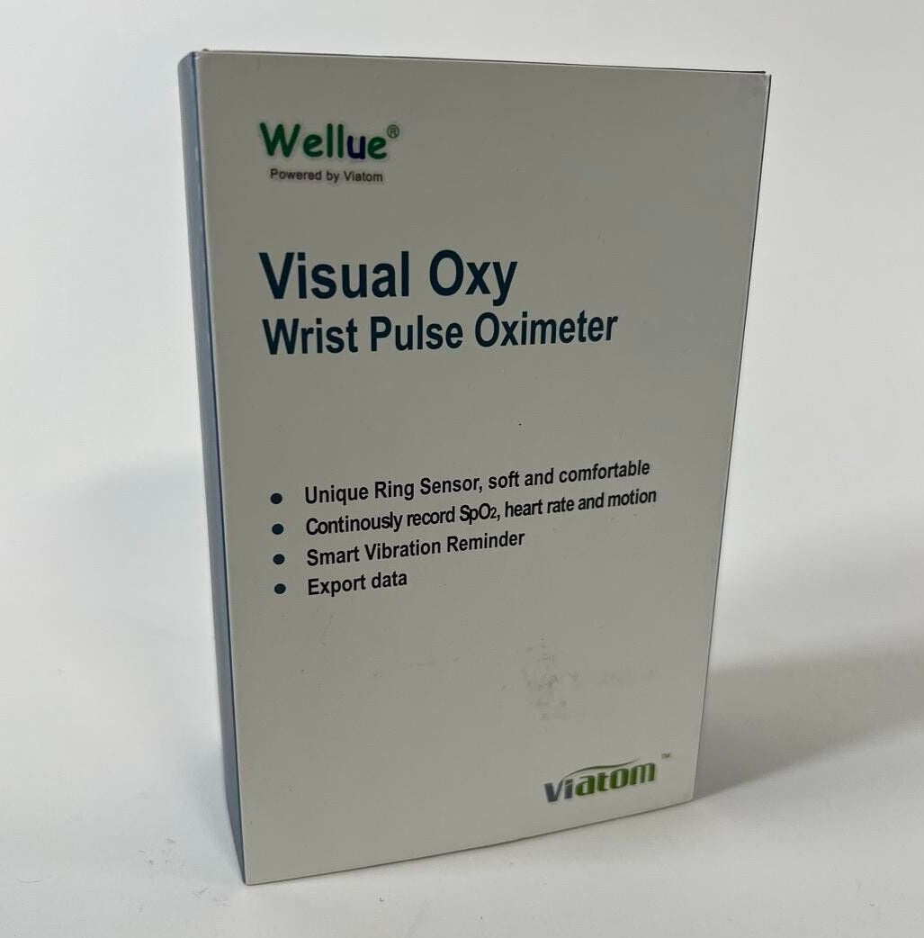 Wellue Visual Oxy Wrist Pulse Oximeter Unique Ring Sensor,  Soft And Confortable