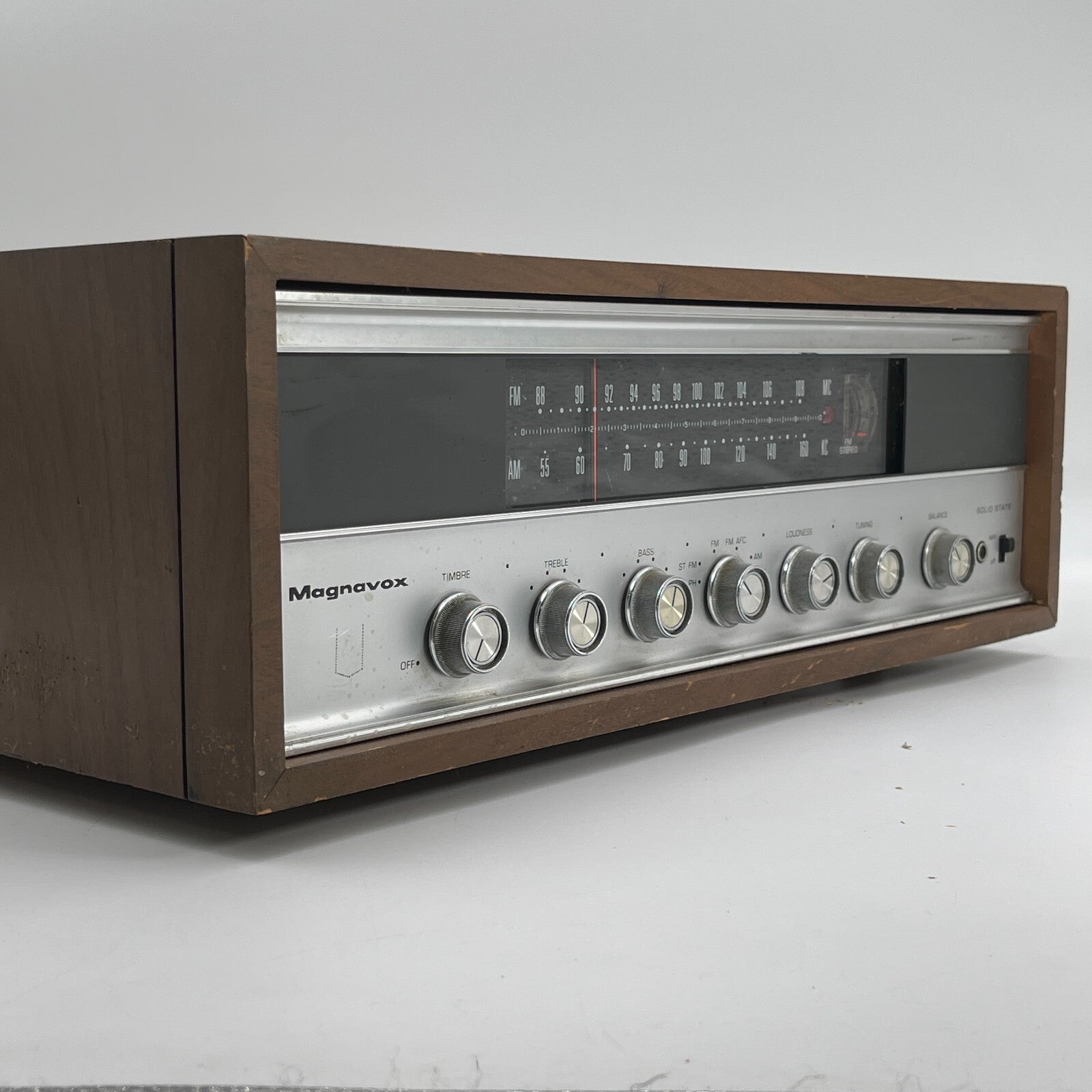 Vintage Magnavox FM/AM Solid State Receiver - Power Tested