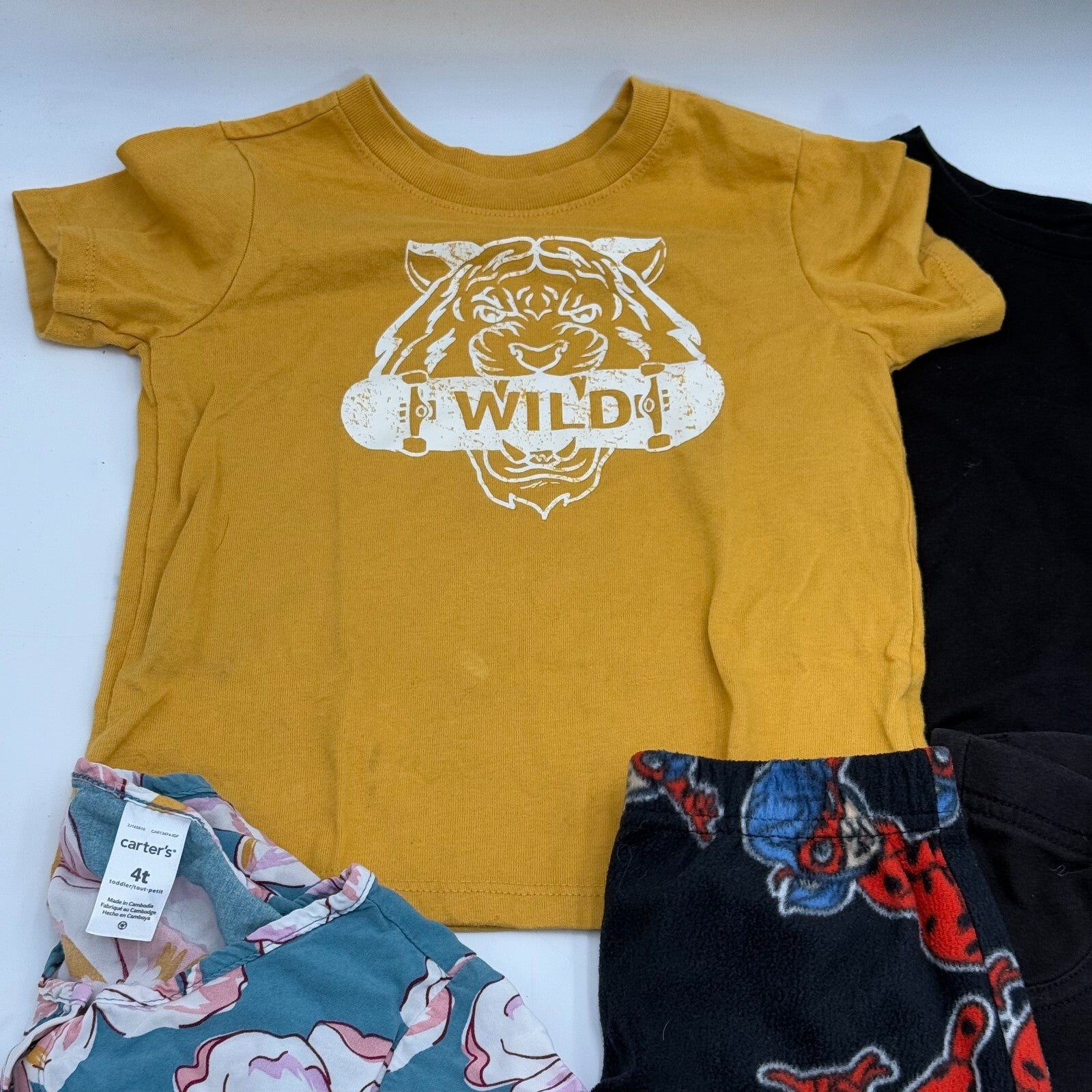 Lot of 9 Kids Toddler Size 4 4T Girls Pants Shirts Sweaters Carter’s Disney