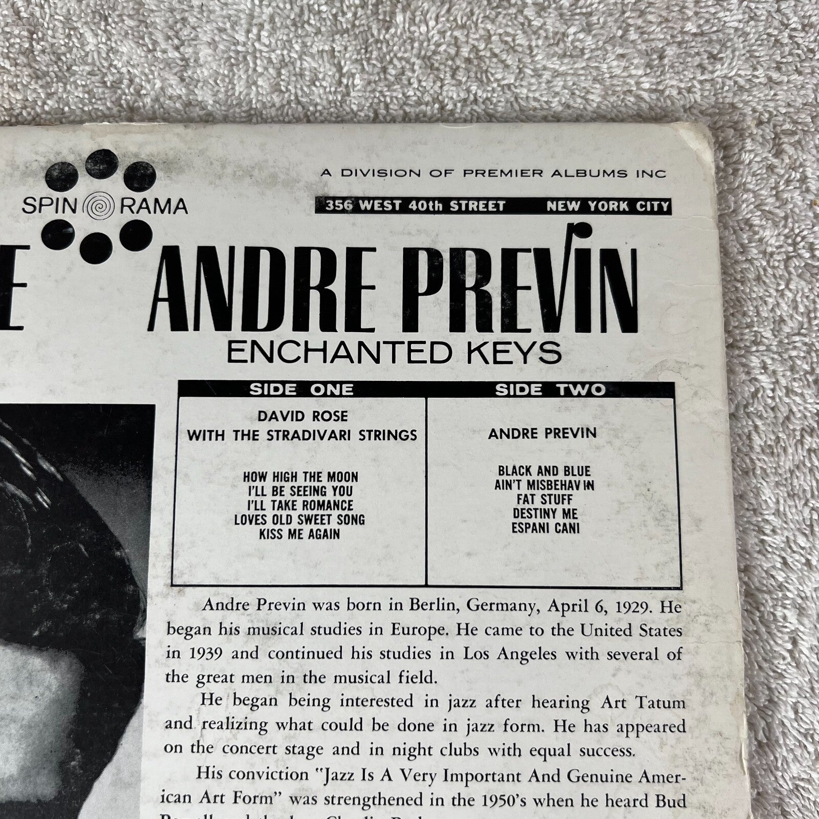 David Rose With The Stradivari Strings & André Previn Vibrant Strings MW124-116