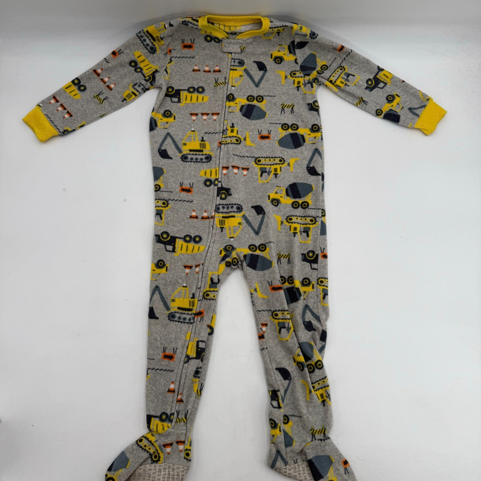 Lot of 3 Kids Sports-Themed Sleepwear Zip Up One piece & Robe Size 3T