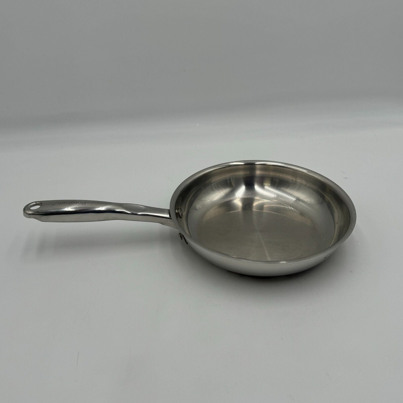 Potobelo Stainless Steel 8in Frying Pan & Chefs Pride 6qt Stock Pot 3 Ply Base