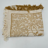 Manual Woven "Never Ending Love" Matelasse Throw 48x60in Tapestry Silver Grey