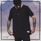 Evan37 Hemp Blend Swoop Cut Ascend Tee - Comfortable, Soft & Durable - SIZE XL