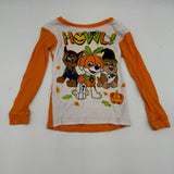 2 pc Paw Patrol Kids Pajama Set Halloween Howl Pumpkin Candy Toddler Size 4T
