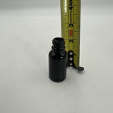 15ml (0.5 fl. oz) Boston Round Black Glass Bottles + Dropper Caps (Lot of 2700+)