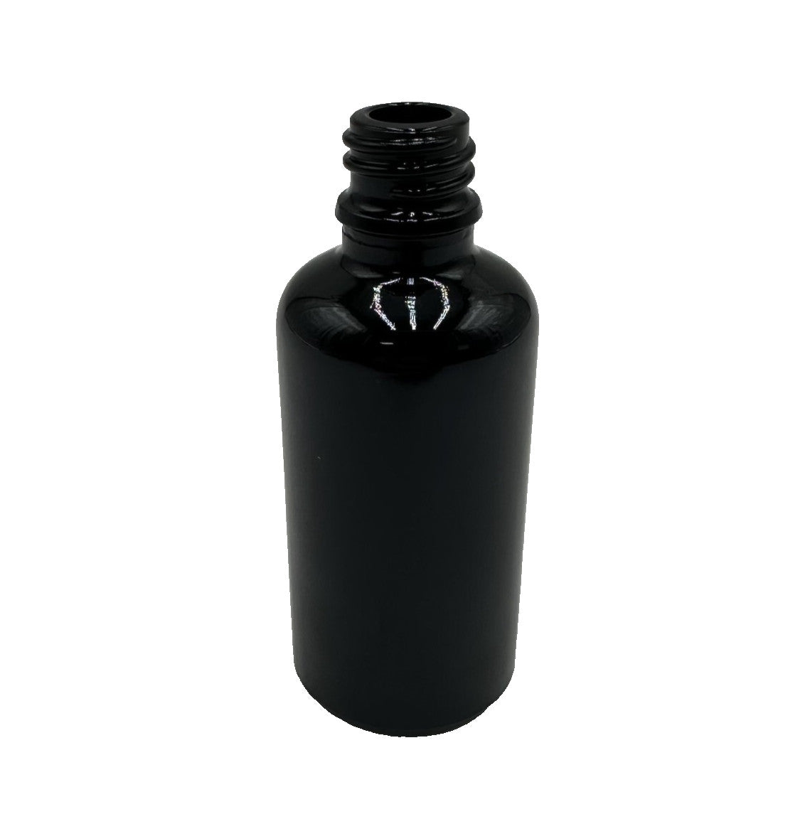 50ml (1.69 fl. oz) Boston Round Black Dropper Bottles (Lot of 4,200+ bottles)