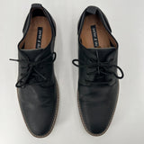 Parker & Sky Mens Black Leather Shoes Lace Up Oxford Shoes Size 12 NEW