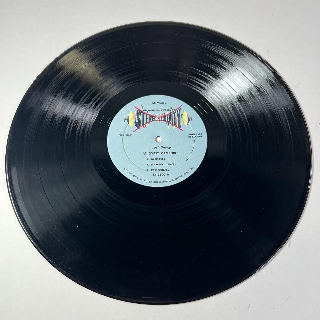 101 Strings – Gypsy Campfires Vinyl LP US 1958 Somerset SF-8100 FOLK MUSIC