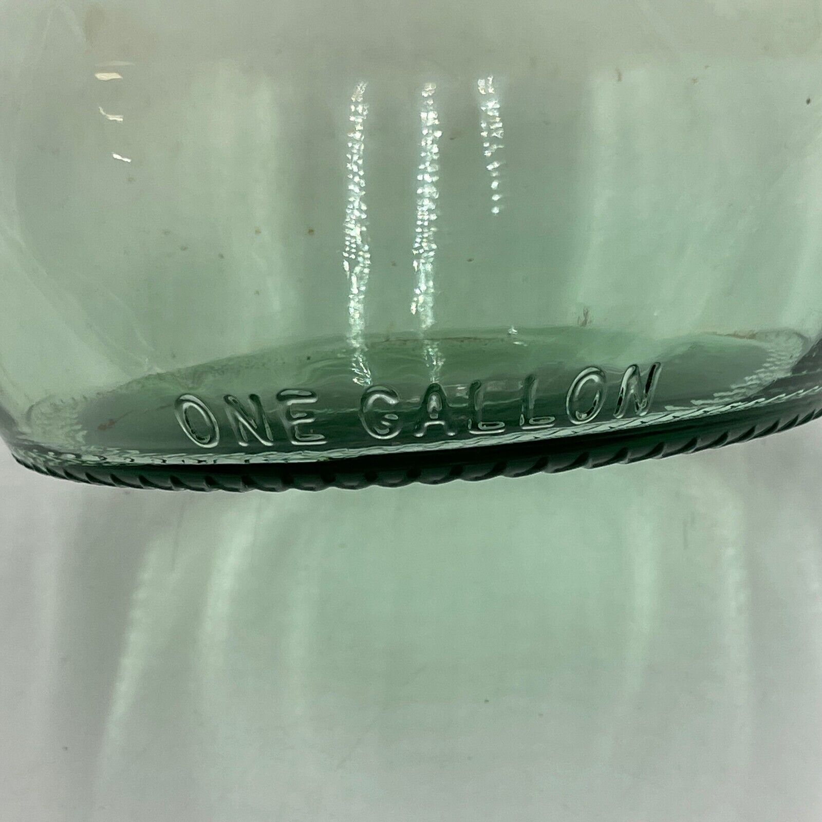 Vintage Almaden Vineyards Green Glass 1 Gallon Wine Bottle Jug with Cork