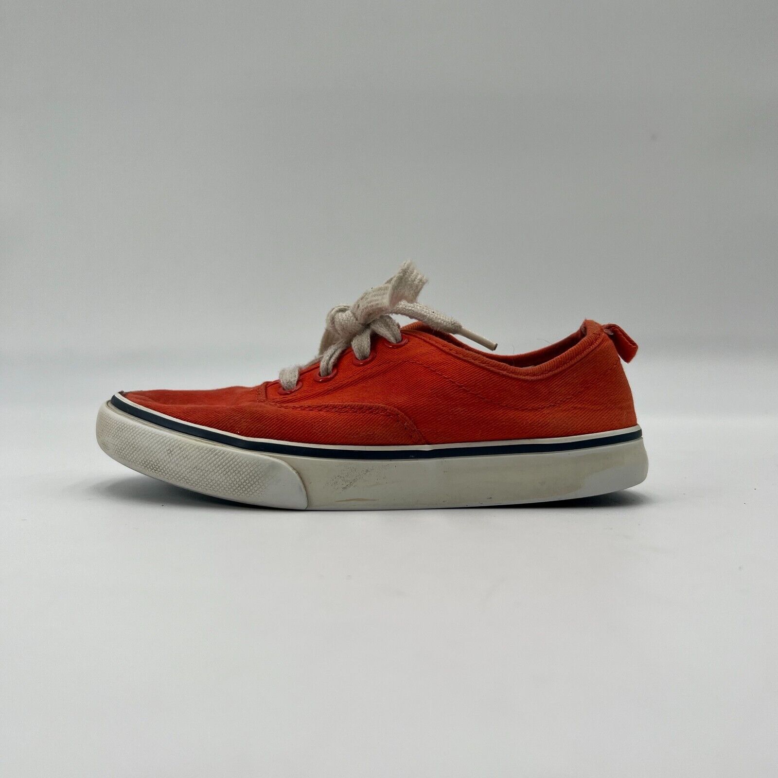Old Navy Hot Tamale Red Cavas Lace Up Shoe Casual Sneakers Kids Size 13.5C US