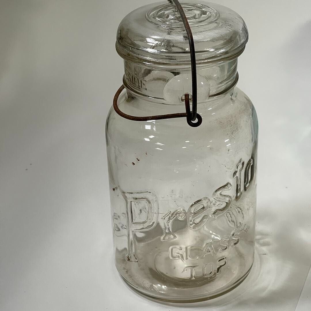 Vintage Lot of 8  Assorted Brands & Glass Mason Jars Decor Storage Organizer