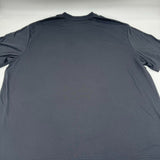 Haggar Mens Stretchy Crewneck Relaxed Short Sleeve T-Shirt Solid Gray Size XL
