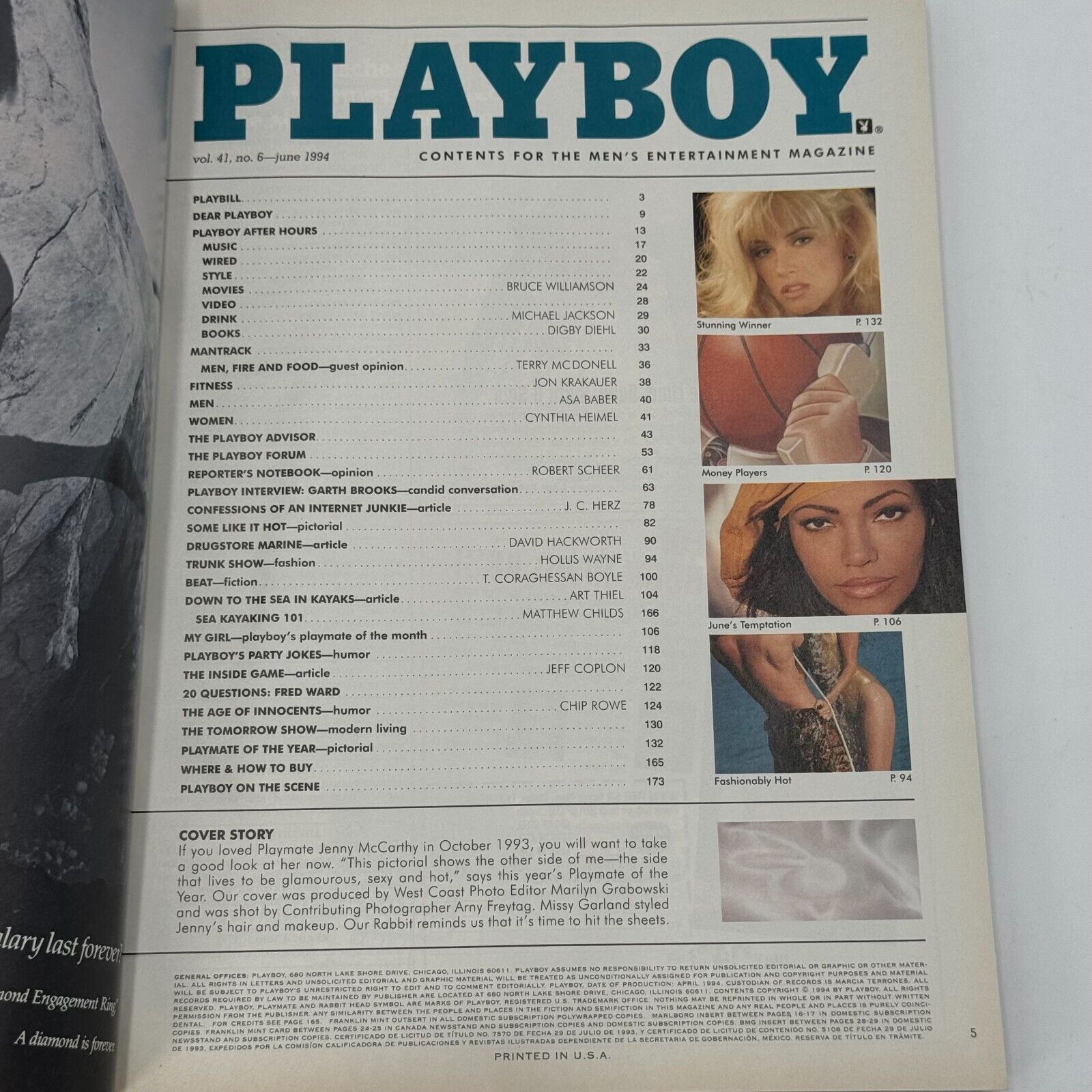 Playboy Magazine Featuring 4 Iconic Cover Girls - Two 1990s & Two 2000s RARE