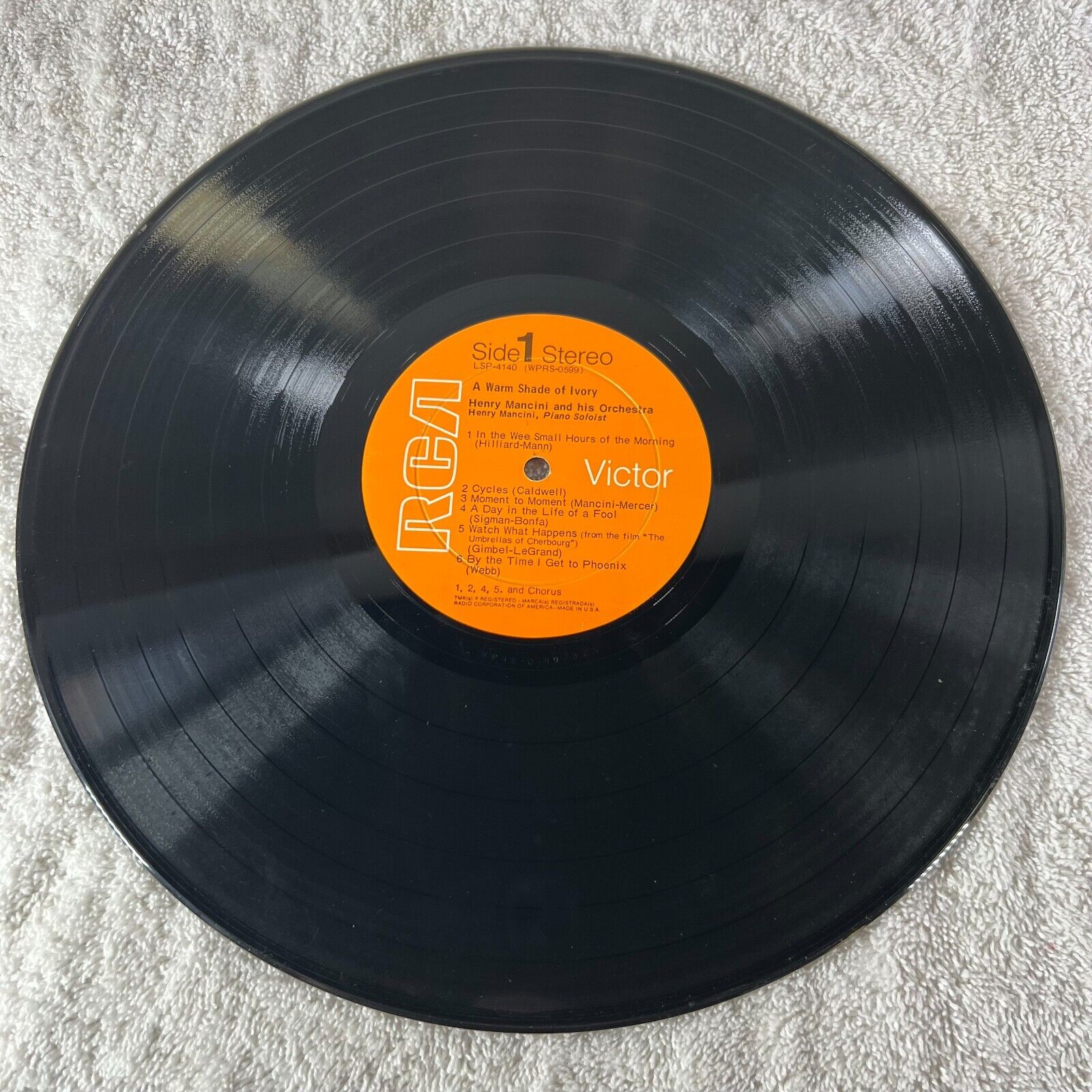A Warm Shade Of Ivory by Henry Mancini 1969 Original LP Vinyl Album RCA LSP-4140