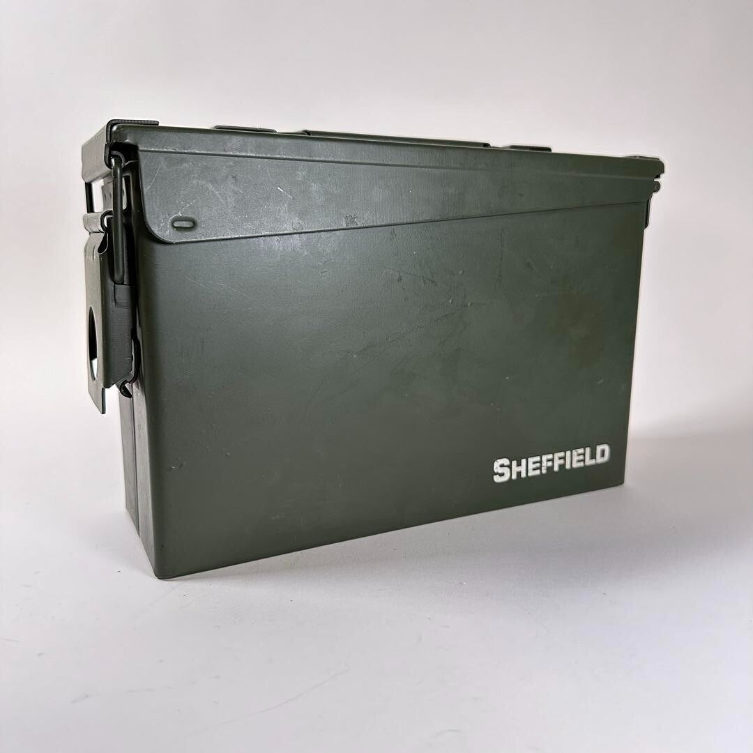 Sheffield 12641 Military Style .30-Cal Ammo Can - Army Green