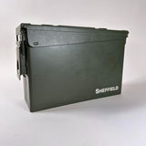 Sheffield 12641 Military Style .30-Cal Ammo Can - Army Green