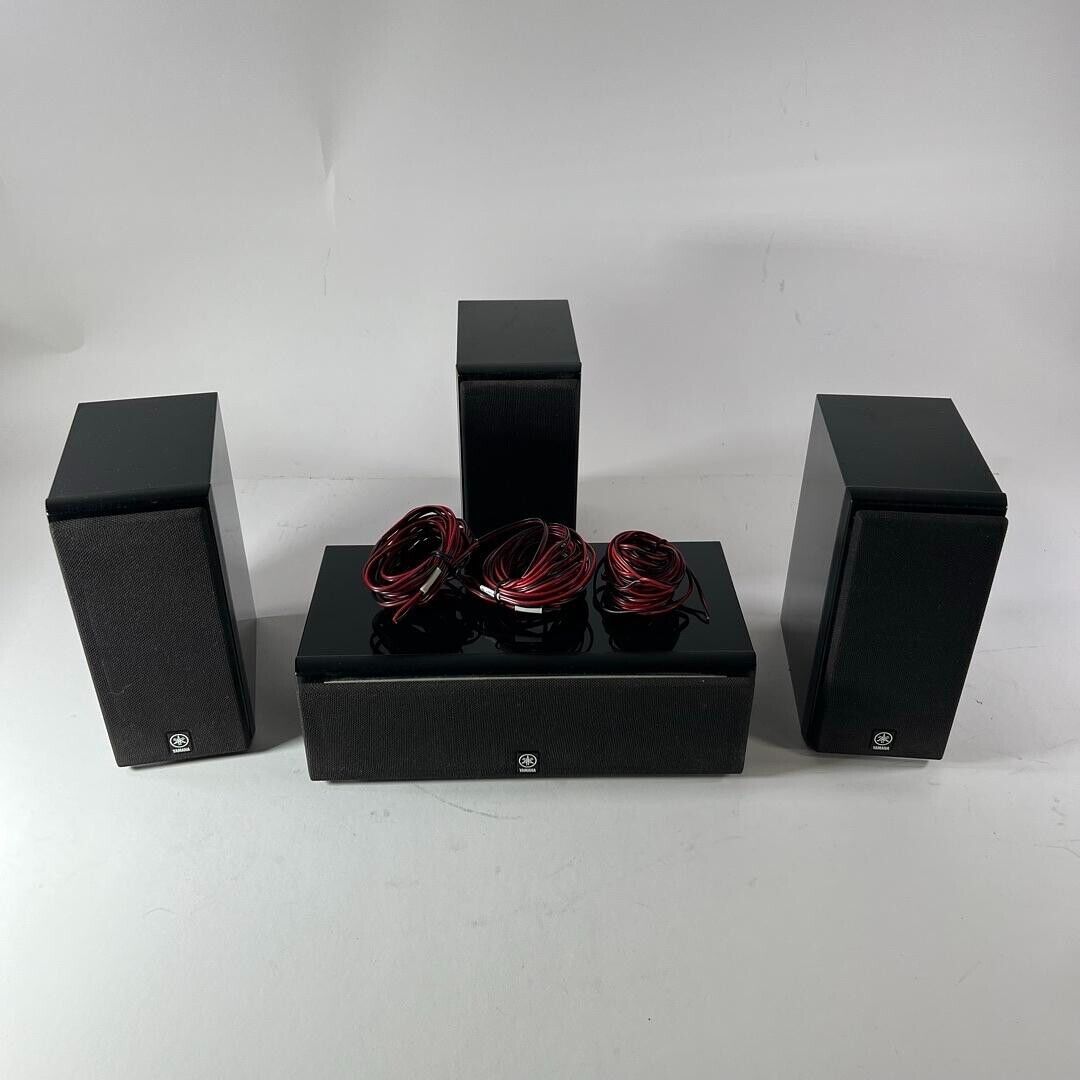 Yamaha NX-C430 Center & 3 NX-430P Surround Sound Speakers
