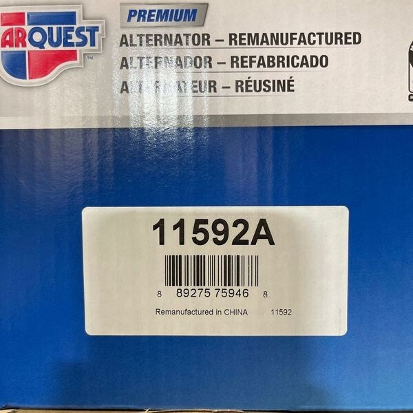 11592A Reman Carquest Alternator 220 Amps For Dodge Jeep Ram 2011-2022 V6 3.6L