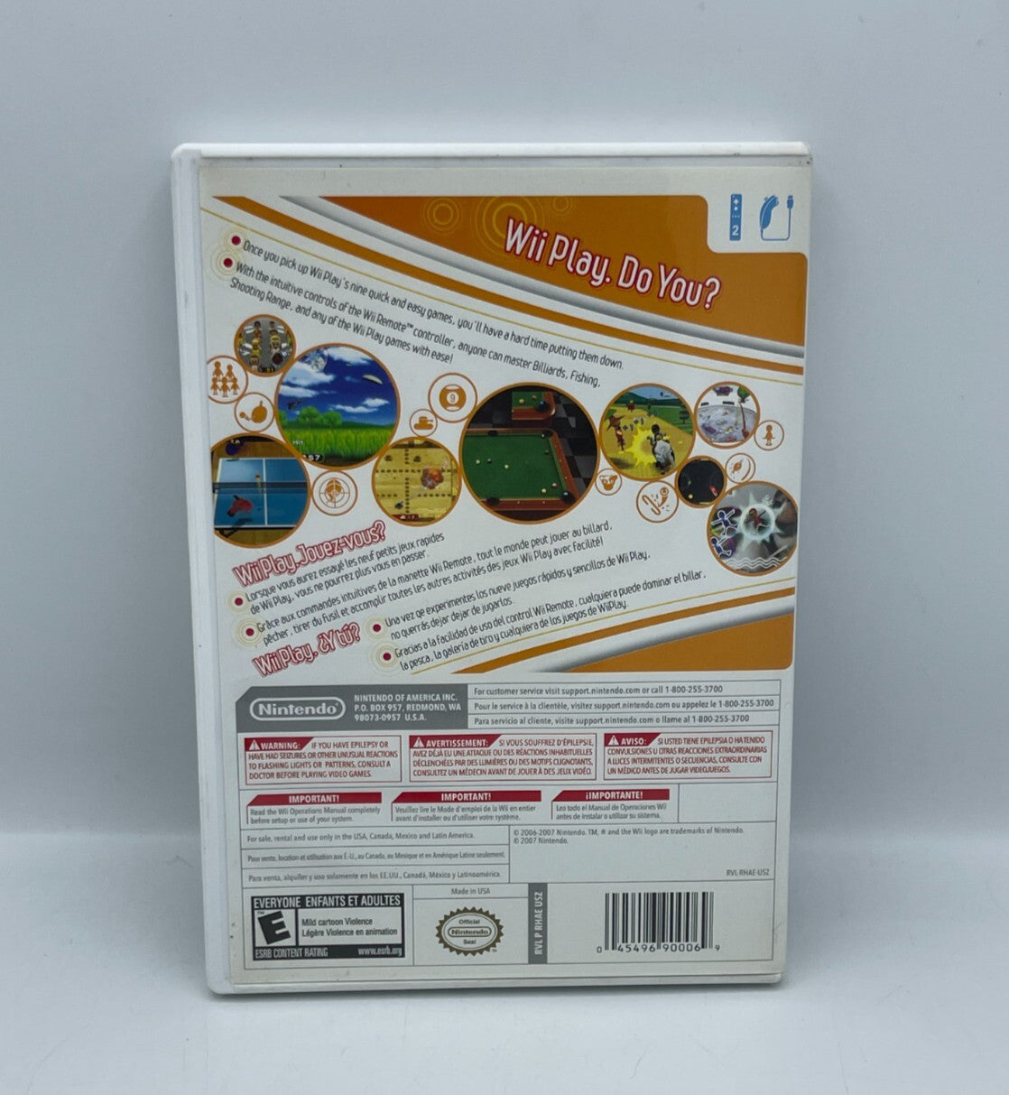 My Store Wii Play Nintendo Multiplayer Video Mini Game 2007 - No Manual