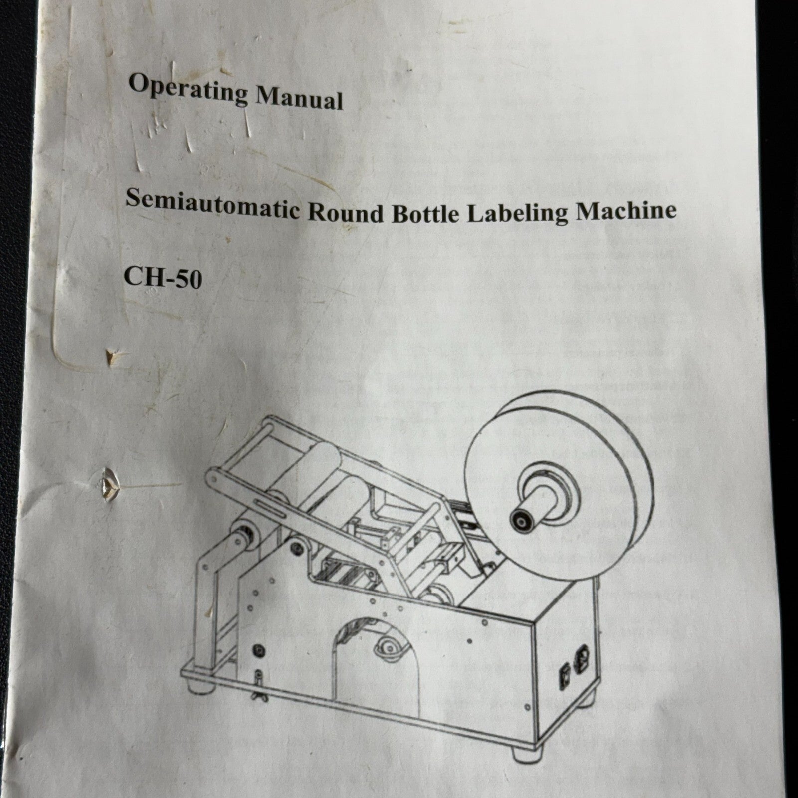 High speed CH-50 Semi-Automatic Plastic Bottle Label Printing Machine