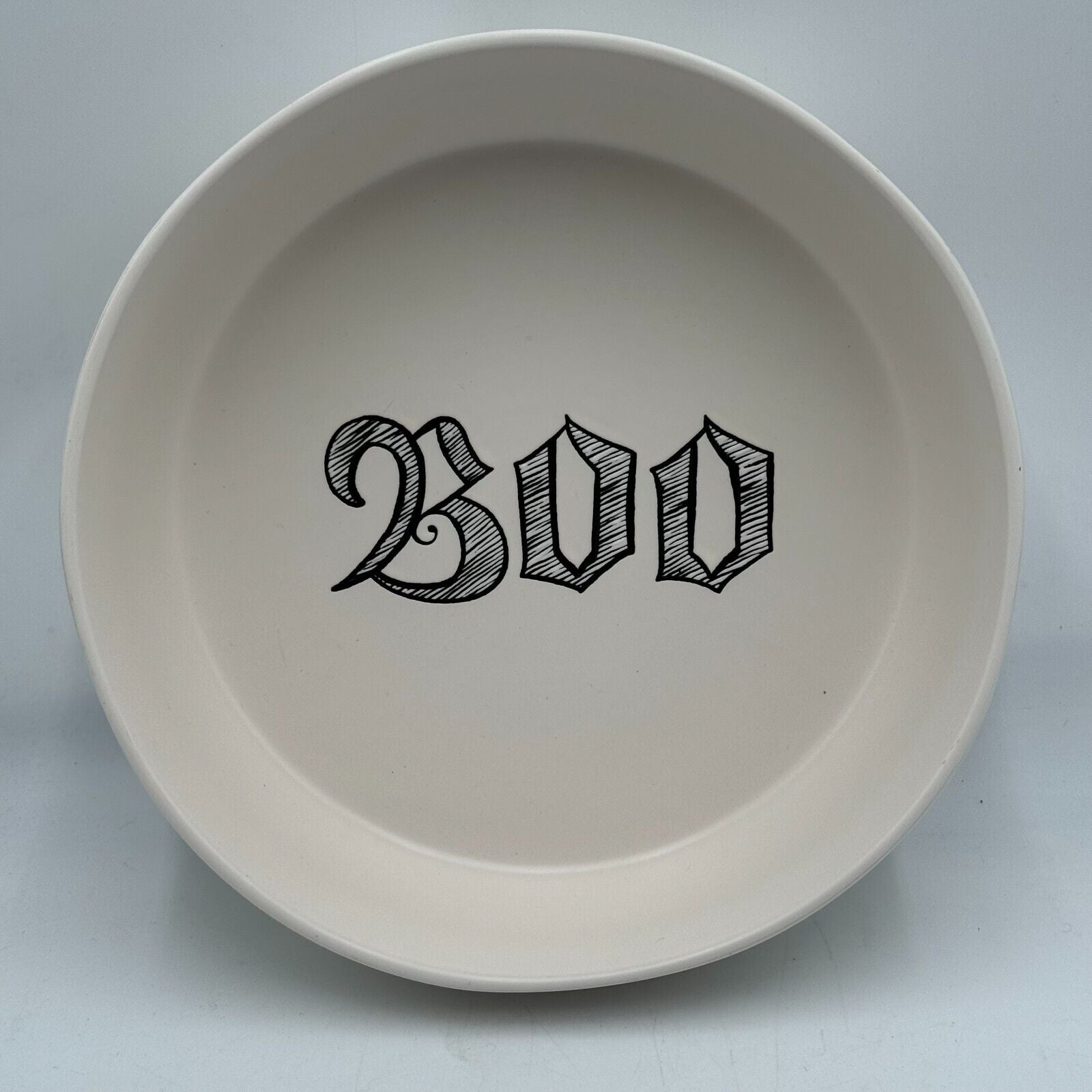 Threshold Lot of 3 Halloween-Themed Design Serving Platter Stoneware Boo Coffin