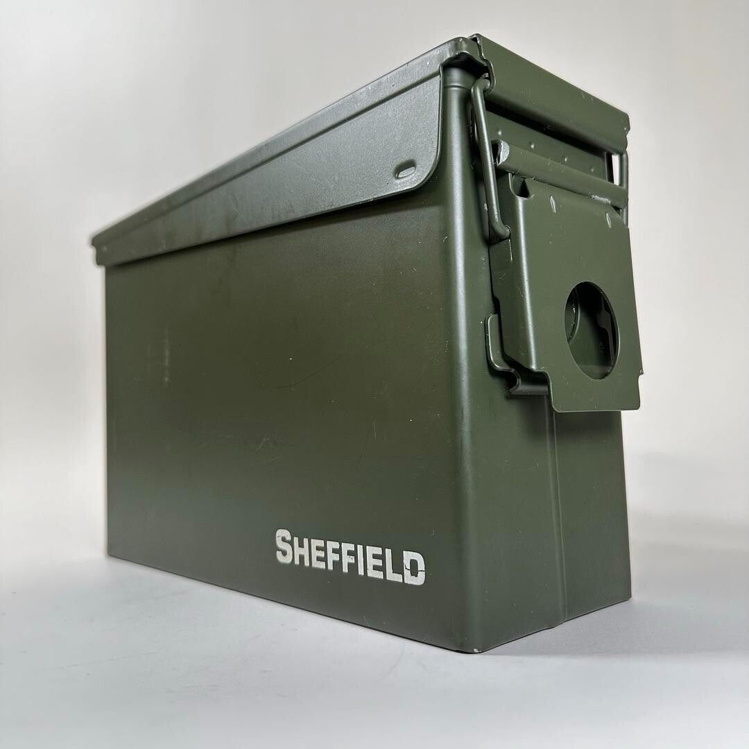 Sheffield 12641 Military Style .30-Cal Ammo Can - Army Green