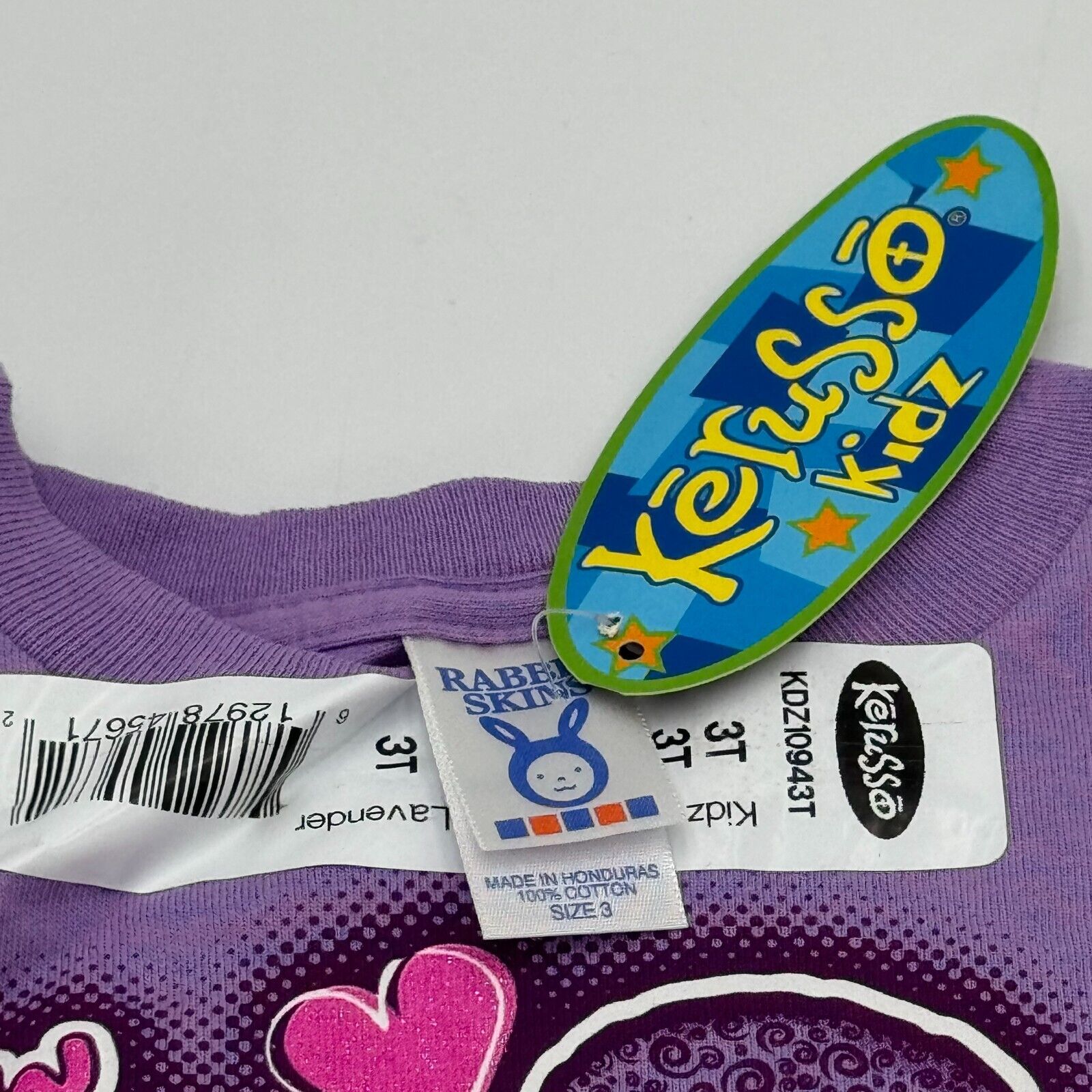 3T Toddler Kerusso Lavendar Purple Poodle Jesus Love John 3,16 Kids T-Shirt NWT