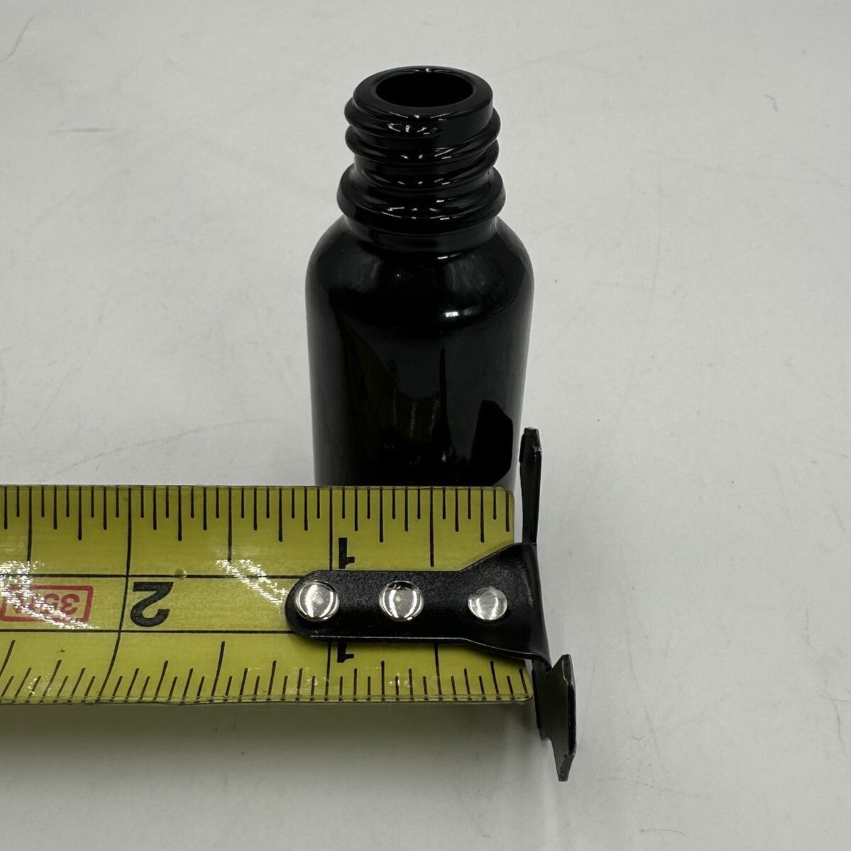 15ml (0.5 fl. oz) Boston Round Black Glass Bottles + Dropper Caps (Lot of 2700+)