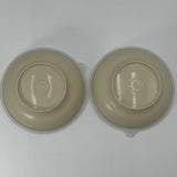 Tupperware Bowl 890 Harvest Gold Cereal Soup Storage 6” Bowl With Lids Vintage
