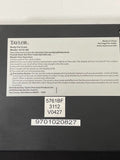 Taylor Body Fat Digital Scale LCD Display Black Model #:  5761BF
