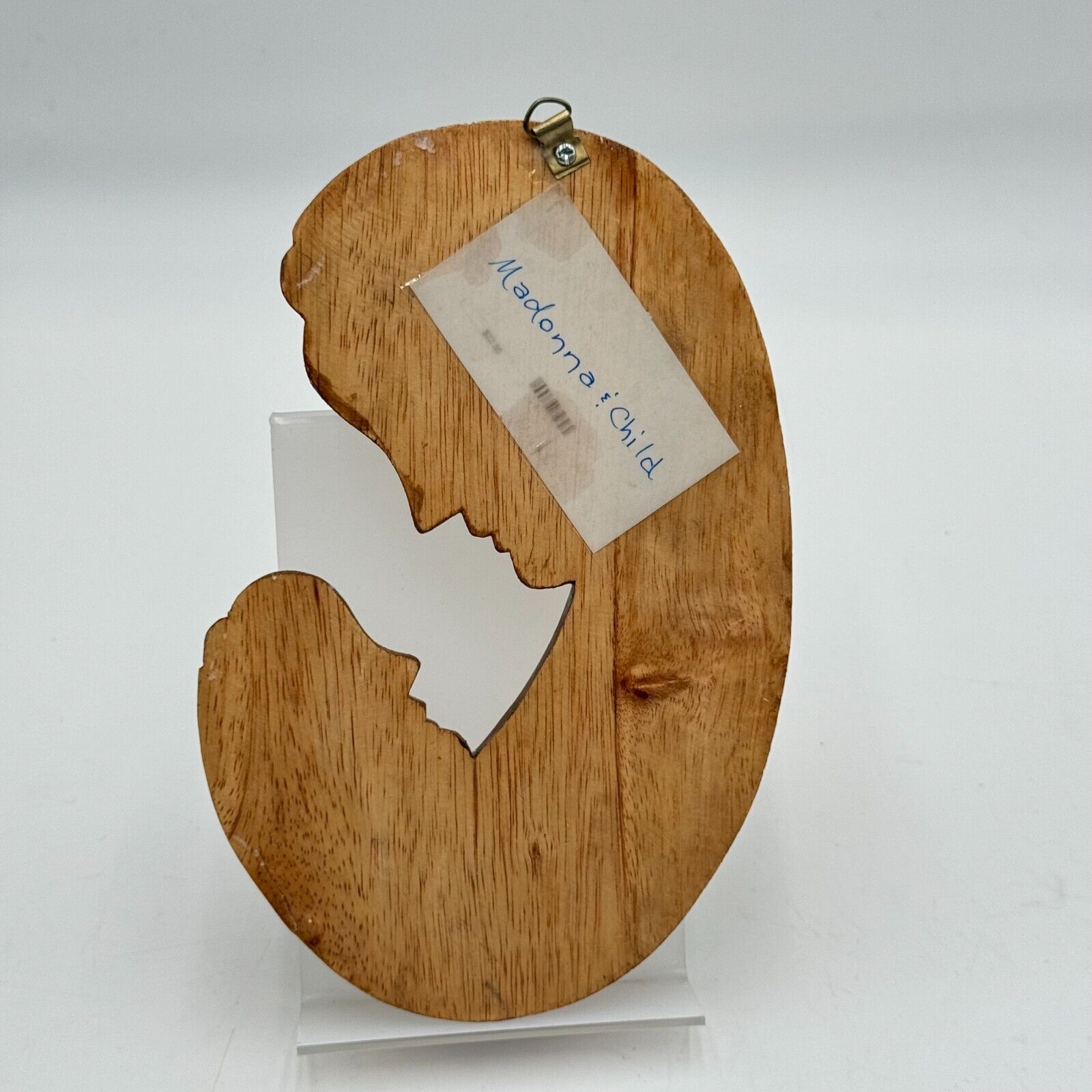 Madonna & Child 8x6 Solid Wood Wall Plaque Based on Catholic Italian Renaissance